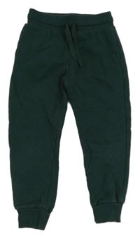 Tmavozelené tepláky H&M