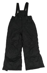 Černé šusťákové laclové oteplovačky C&A