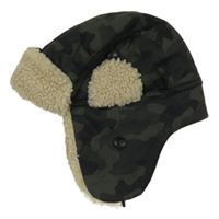 Khaki army šusťáková zateplená beranice 