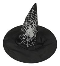 Kockovaným - Čierny klobúk s pavoukem