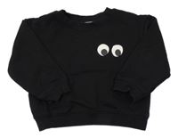 Čierna mikina s očima H&M