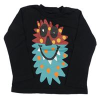 Černé triko s příšerkou Steel McCartney