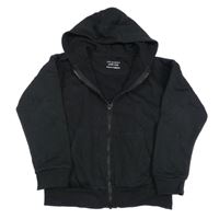 Černá propínací mikina s kapucí Primark