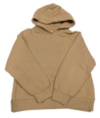 Béžová mikina s kapucňou Zara