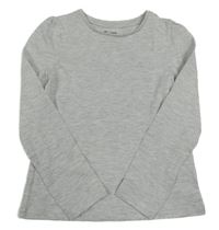 Sivé melírované tričko Tu