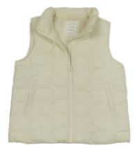 Smotanová šušťáková prešívaná zateplená vesta Primark