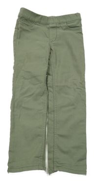 Khaki džegíny H&M