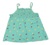 Mátový žabičkový top so zmrzlinami Topolino