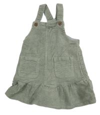 Zelenošedé menšestrové šaty s vreckami Next