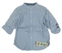 Nové - Modro-bílá pruhovaná košile Rebel