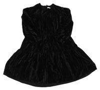 Čierne plisované šaty Zara