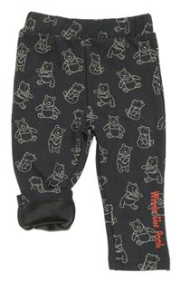 Sivé tepláky s medvídkem Pú Disney