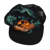 Černá kšiltovka s dinosaury - Jurský svět 