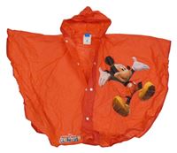 Červené pláštěnkové pončo s Mickeym a kapucňou Disney