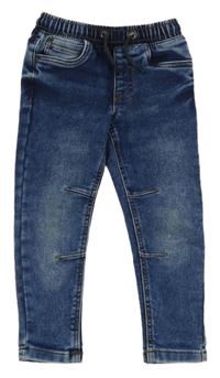 Tmavomodré teplákové rifle Nutmeg