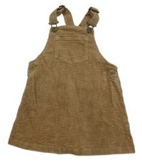 Hnedé menšestrové šaty Next