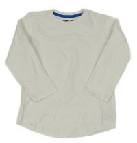 Biele melírované tričko Next