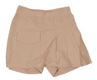 Pudrové šusťákové kraťayy se sukní timo