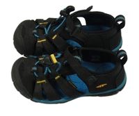 Černo-modré trekové sandály KEEN vel. 27-28