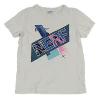 Biele tričko s logom NERF