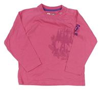 Ružové tričko s potlačou McKinley
