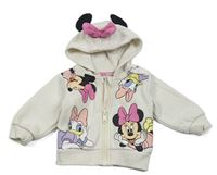 Smotanová prepínaci mikina s Minnie s Daisy a kapucňou Primark