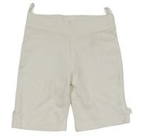 Biele elastické kraťasy H&M