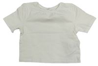 Biele crop tričko Matalan