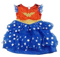 Kostým - Červeno-modro-žluté šaty - Wonder Woman George