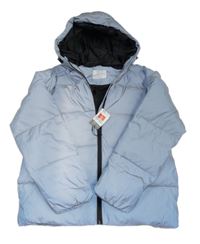 Nové - Šedá reflexní šusťáková zimní bunda s kapucí Primark