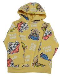 Žltá mikina s Paw Patrol a kapucňou Primark