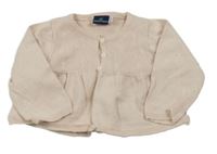 Světlerůžový propínací svetr s výšivkami Sergent Major