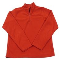 Červená fleecová funkčná mikina Mountain Warehouse