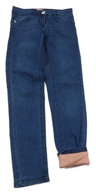 Modré podšité skinny rifle Alive