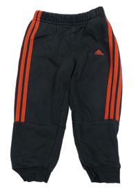 Černé tepláky s logem Adidas