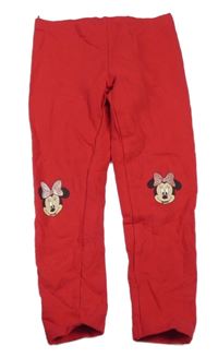 Červené teplé legíny s Minnie C&A
