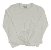 Bílé triko s uzlem F&F