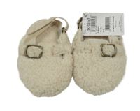 Nové - Béžové huňaté sandálky/capáčky Next vel. 17/18