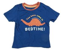 Safírové tričko s dinosaurem Primark