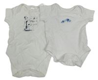 2x bílé body 