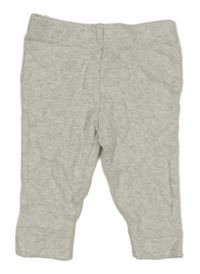 Sivé melírované ľahké tepláky