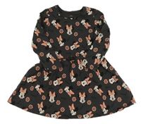 Tmavošedé teplákové šaty s Minnie C&A