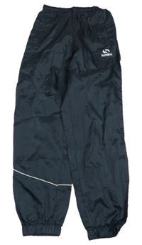 Tmavomodré šusťákové kalhoty s logem Sondico