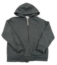 Tmavosivá prepínaci mikina s kapucňou H&M
