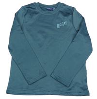 Petrolejové thermo tričko s nápisom Lupilu