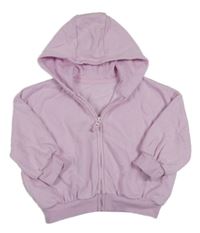 Lila crop prepínaci mikina s kapucňou dunnes