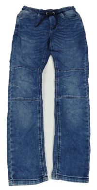 Tmavomodré melírované skinny rifle C&A