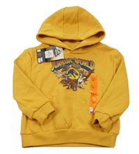 Nové - Hořčicová mikina s diny a kapucí - Jurský svět Primark