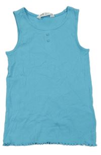 Svetlomodrý rebrovaný top H&M