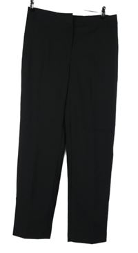 Dámské černé společenské kalhoty s puky Papaya 